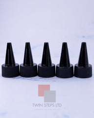 24mm Black Applicator Caps