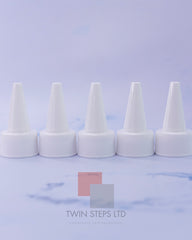24mm White Applicators Caps